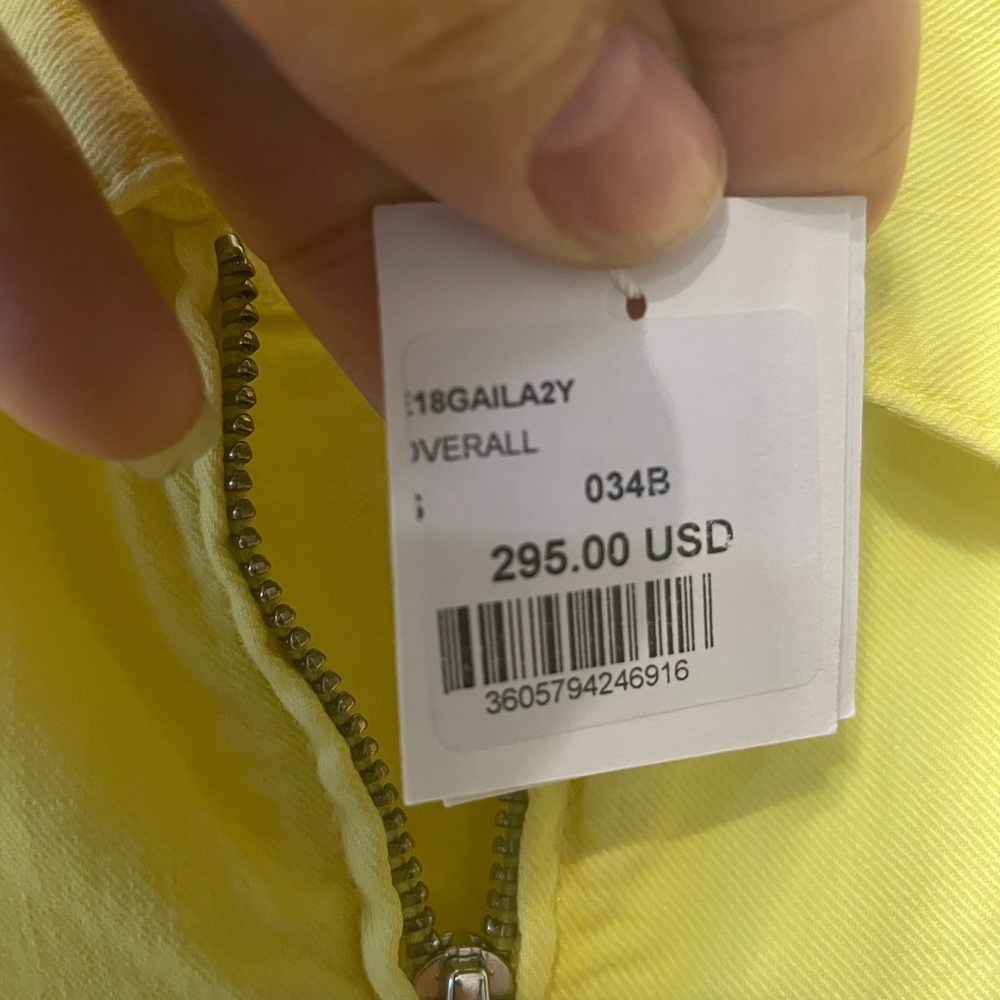 Bonpoint Lemon Yellow Kids Jumpsuit size S - Picture 6 of 8